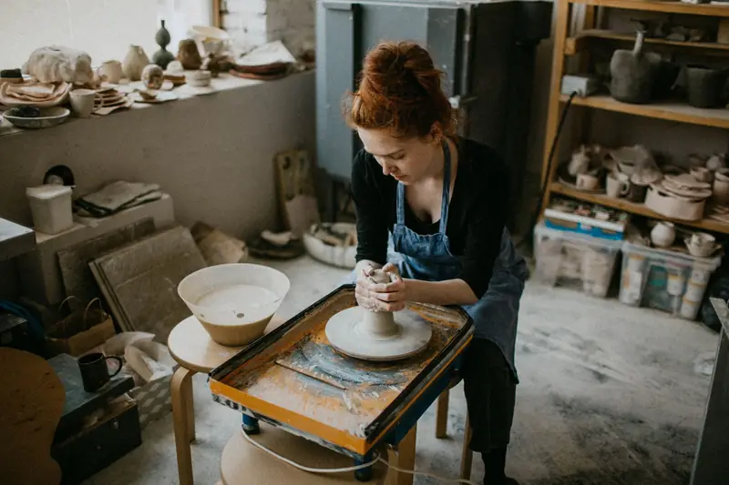 A pottery studio