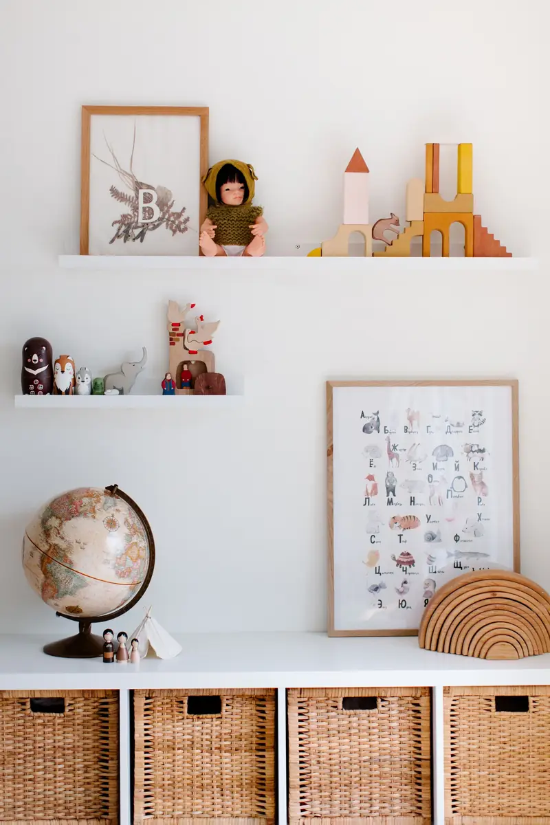 Tidy white storage