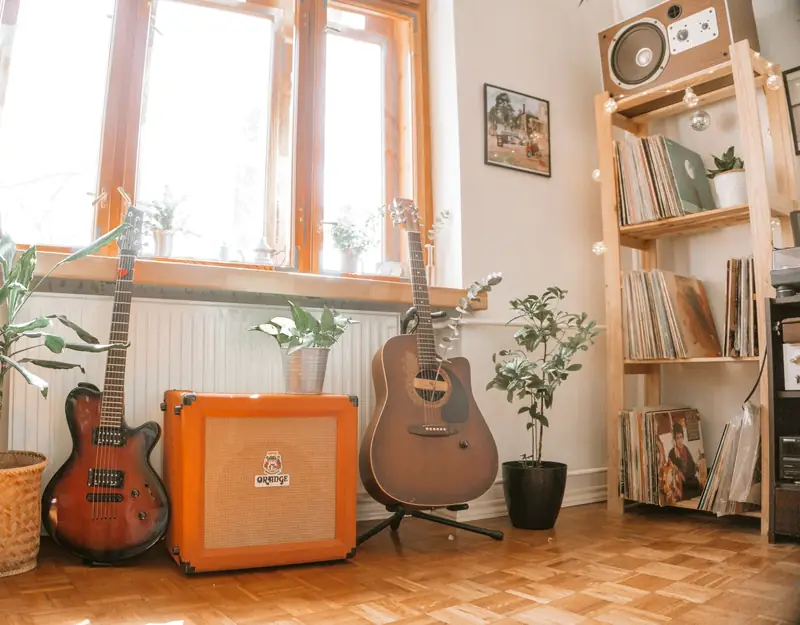 Keys, guitars and a microphone