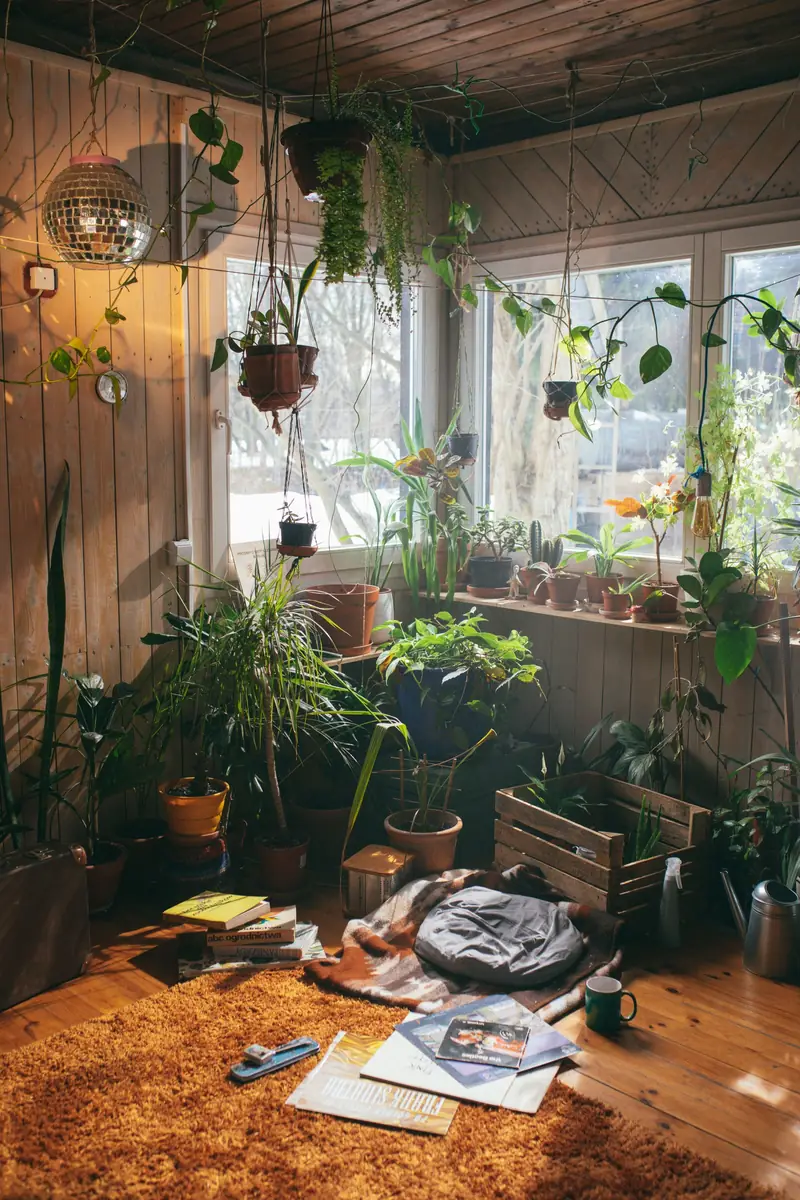 Room full of plants
