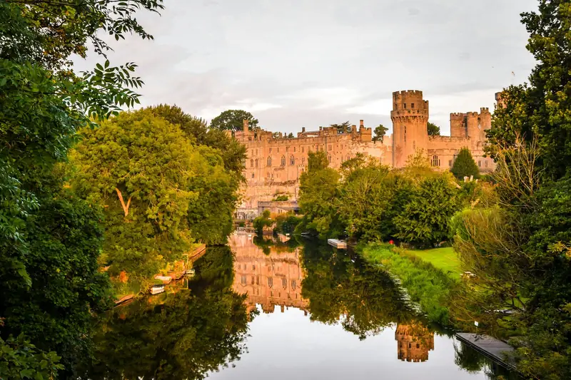 Warwick Castle above the River Avon